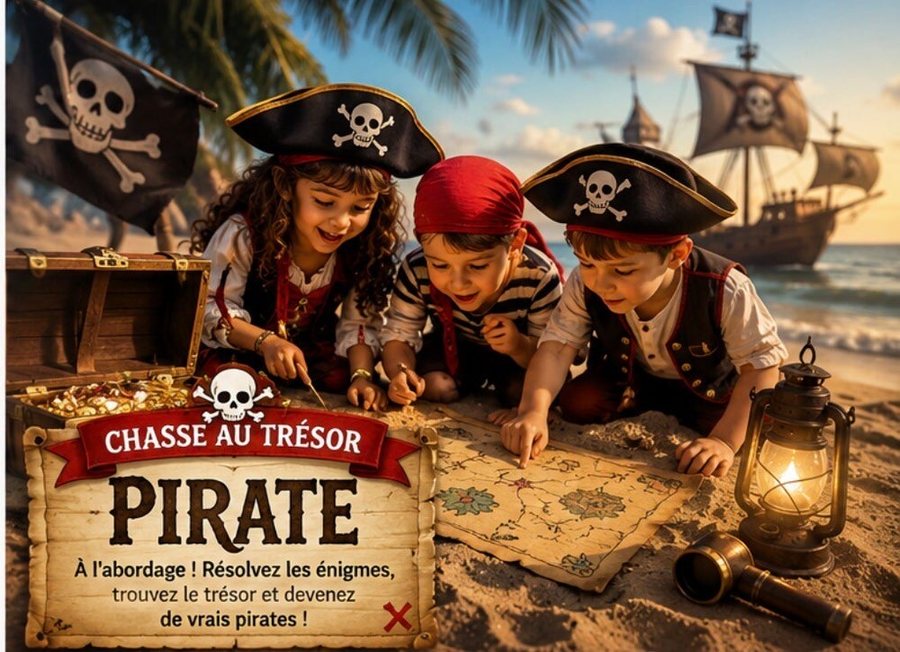 Chasse au trésor Pirates - L'effet Marie